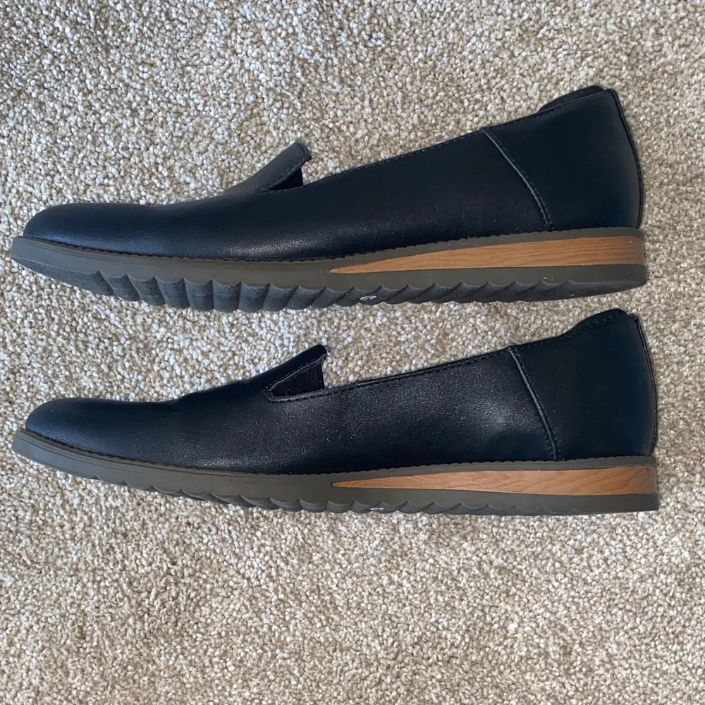 Dr Scholls “Jettison” Minimalist Women's Black comfort Loafers size 8.5 M